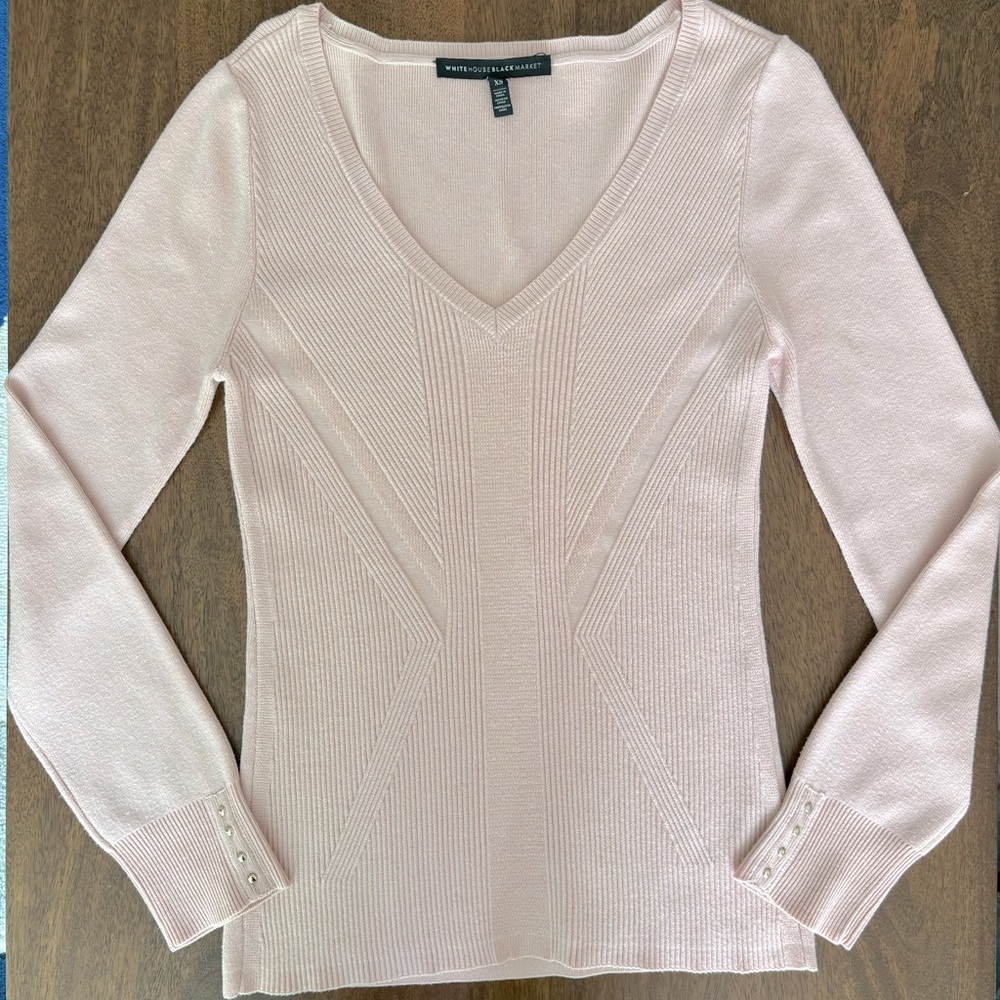 WHBM Light Pink Sweater Knit